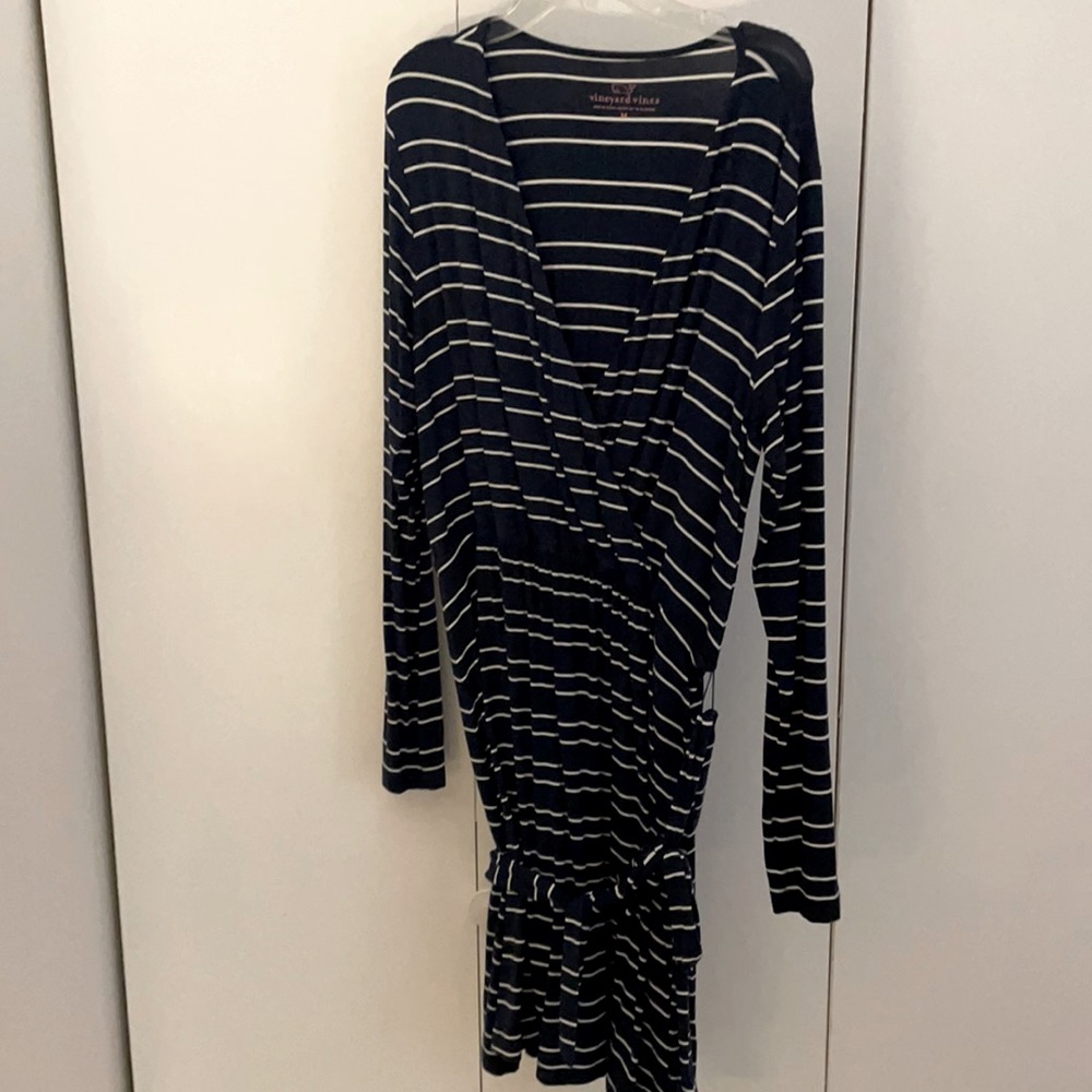 Vineyard vines knit wrap dress